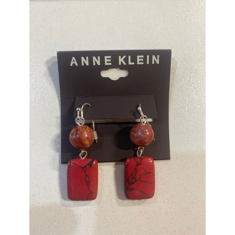 Anne Klein Women’s Red Stone Earrings |Anne Klein in Lebanon