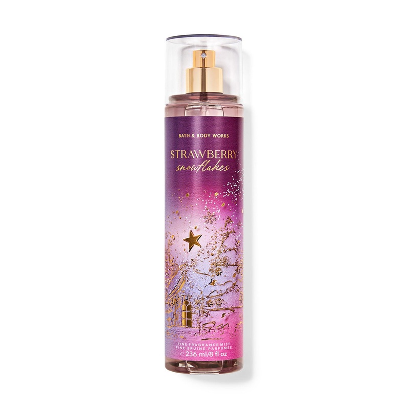Bath & Body Works Strawberry Snowflakes Fine Fragrance Mist 236ml | Bath & Body Work In Lebanon
