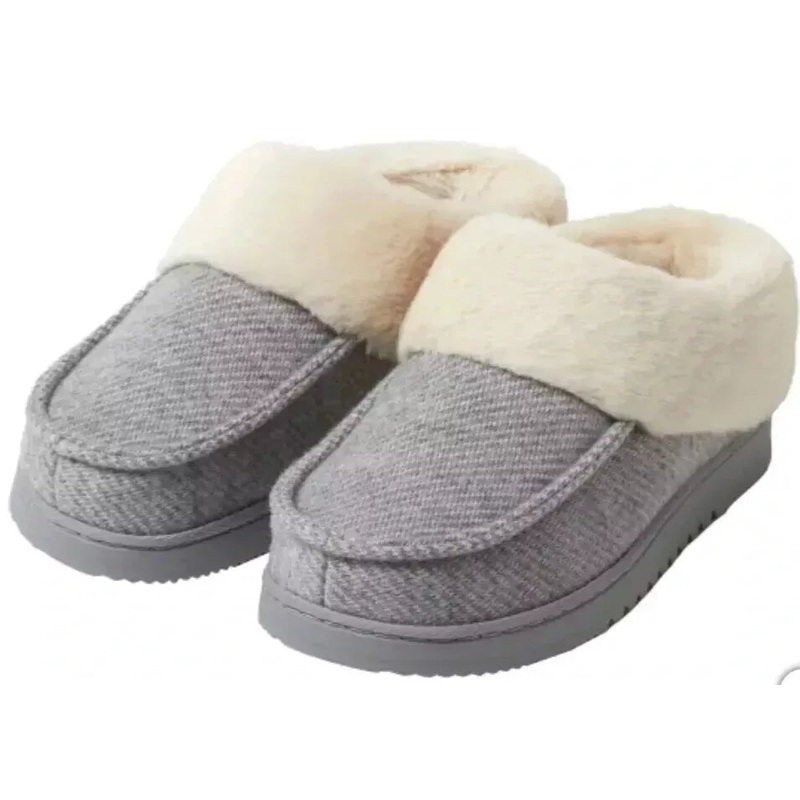 Dearfoams Unisex Grey Comfy Slippers | Dearfoams In Lebanon