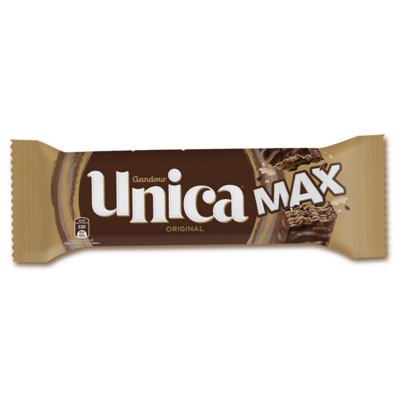 Gandour Unica Max Chocolate Coated Wafer With Milk 45g | Gandour In Lebanon