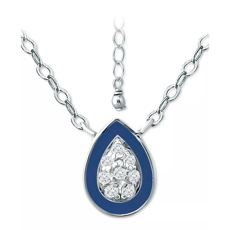 Giani Bernini Women’s Cubic Zirconia & Enamel Teardrop Necklace | Giani Bernini in Lebanon