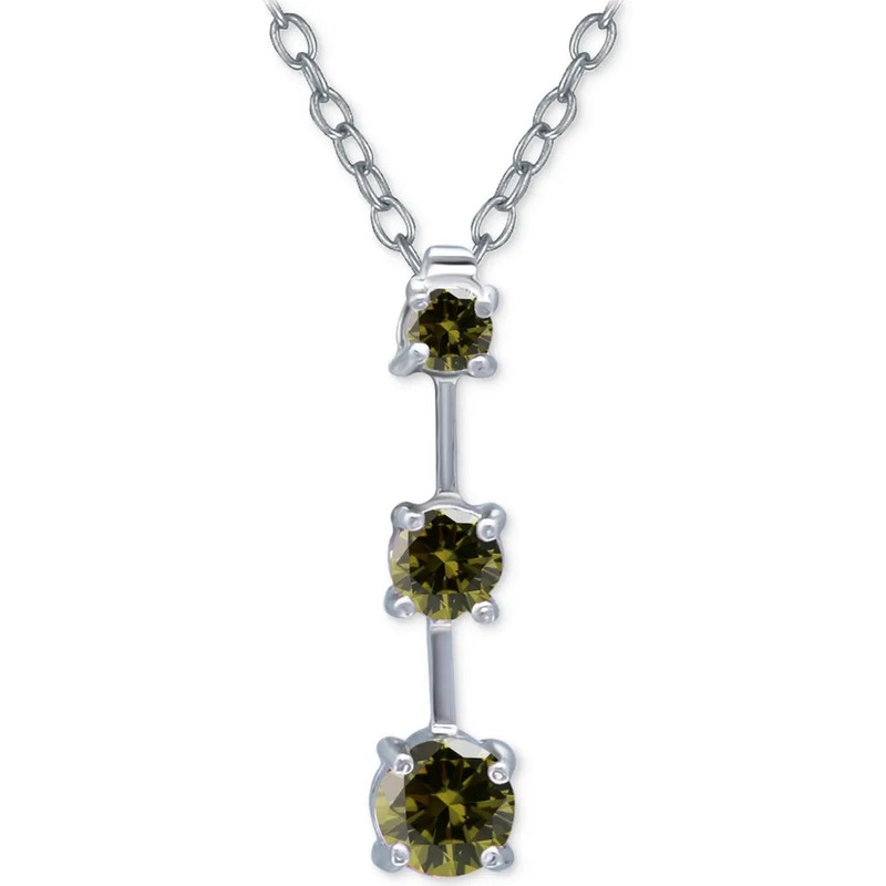 Giani Bernini Women’s Olive Cubic Zirconia Necklace |Giani Bernini in Lebanon