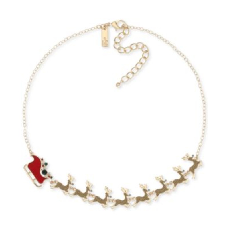 Holiday Lane Women’s Gold Reindeer Necklace |Holiday Lane in Lebanon