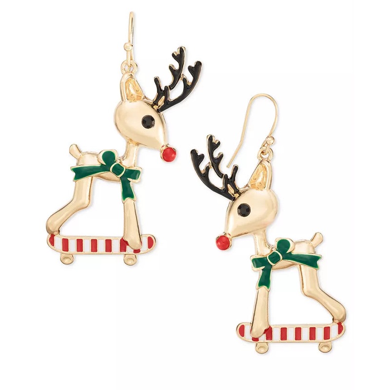 Holiday Lane Women’s Pav Reindeer Statement Earrings | Holiday Lane In Lebanon