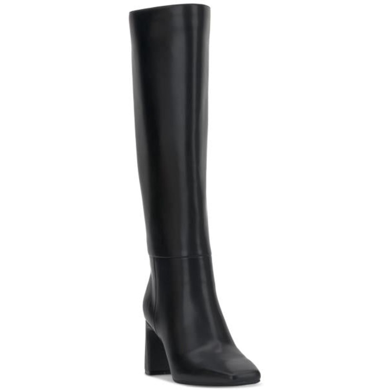 I.n.c. International Concepts Women’s Odina Extra Wide-Calf Tall Dress Boots – Black Smooth Extra Wide Calf Size 9.5
