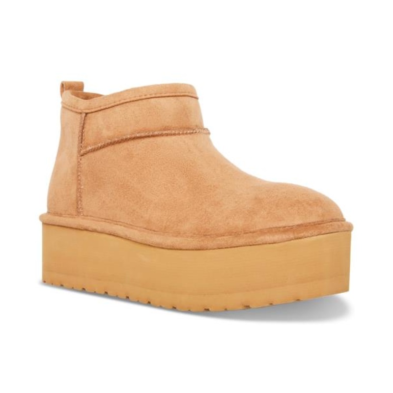Madden Girl Womens Embracce Low Fur Boot Size 7.5