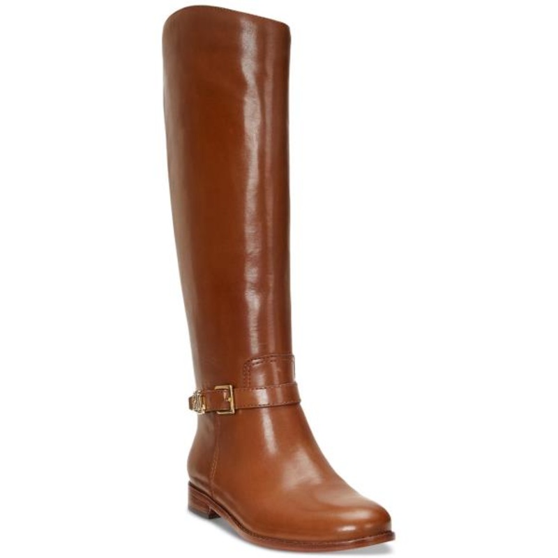 Polo Ralph Lauren Brooke Tall Womens Leather Riding Knee-High Boots