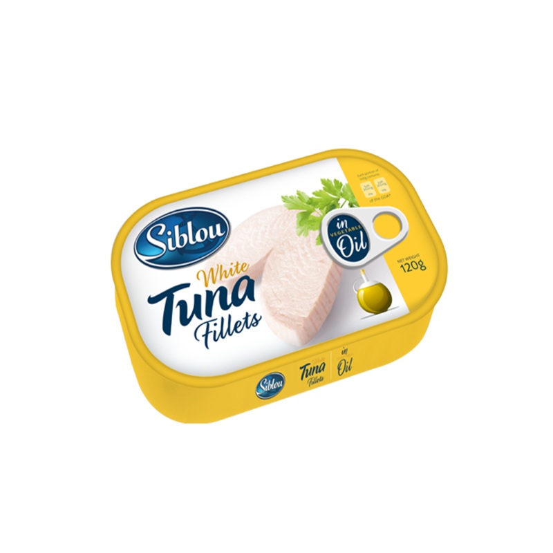 Siblou White Tuna Fillets In Vegetable Oil 120g*3 | Siblou In Lebanon
