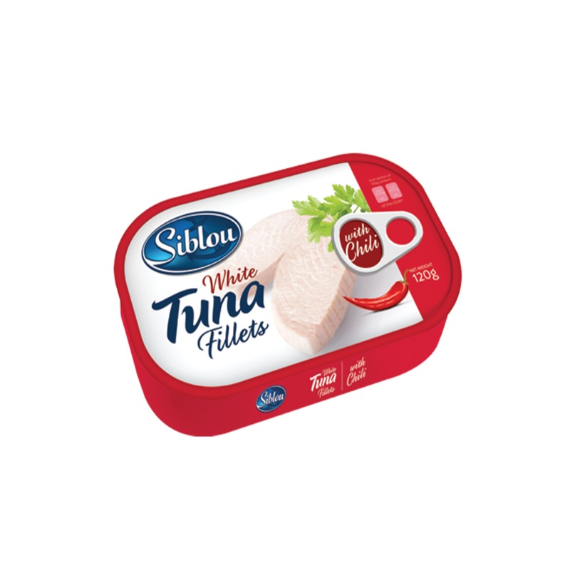 Siblou White Tuna Fillets With Chili 120g*3 | Siblou In Lebanon