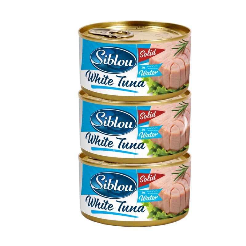 Siblou White Tuna In Water 185g*3 | Siblou In Lebanon