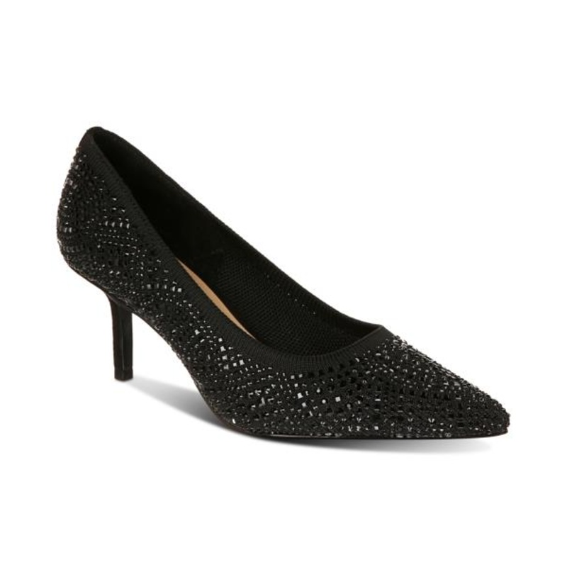 Thalia Sodi Heathere Womens Rhinestone Pointed Toe Pumps Size 8.5