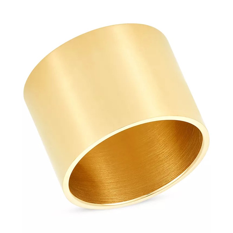 Adornia Women’s Gold Tone Water-Resistant Cigar Band Ring| Adornia  in Lebanon