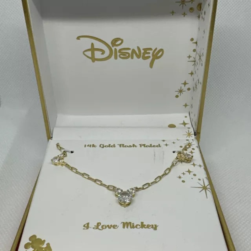 Disney Women’s Gold Mikey Mouse Necklace |Disney in Lebanon