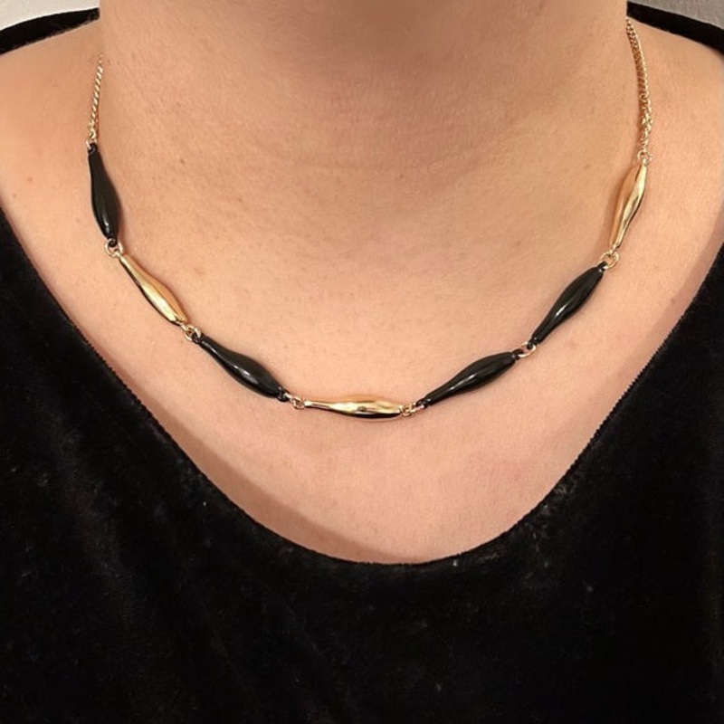 DKNY Women’s Gold Black Necklace |DKNY in Lebanon