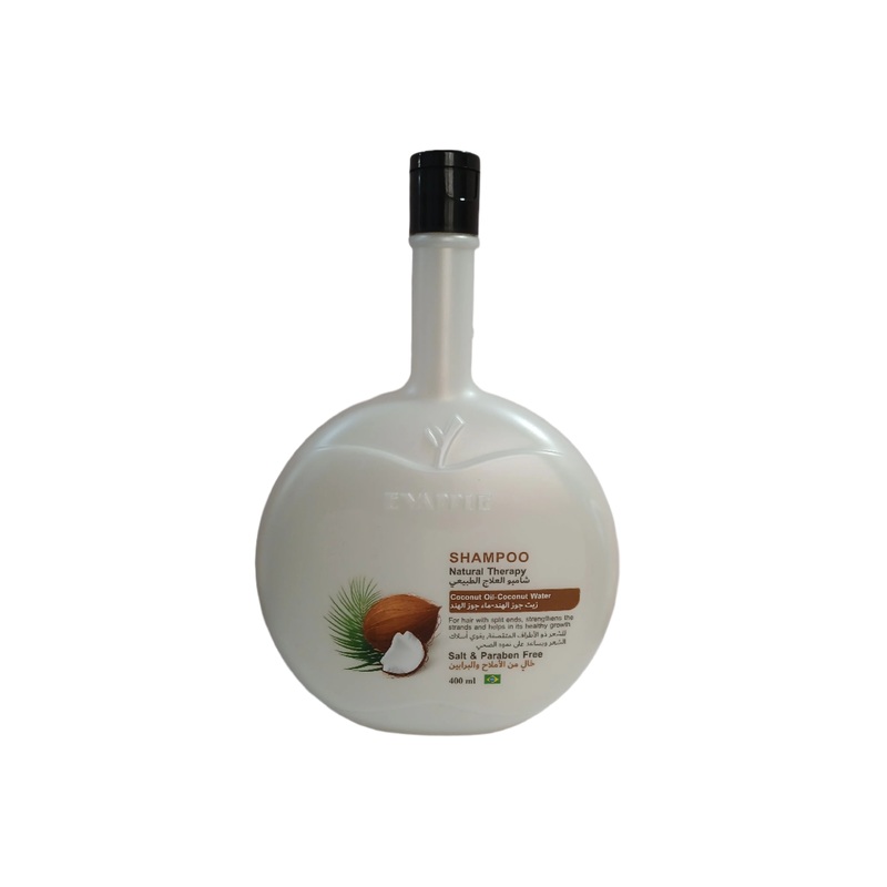 Evapple Coconut Oil-Coconut Water Salt & Paraben Free Shampoo 400ml | Evapple In Lebanon