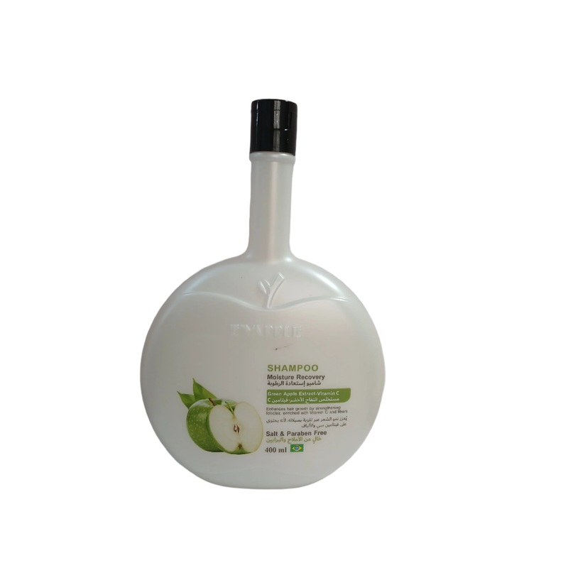 Evapple Green apple Extract-Vitamin C Salt & Paraben Free Shampoo 400ml | Evapple In Lebanon