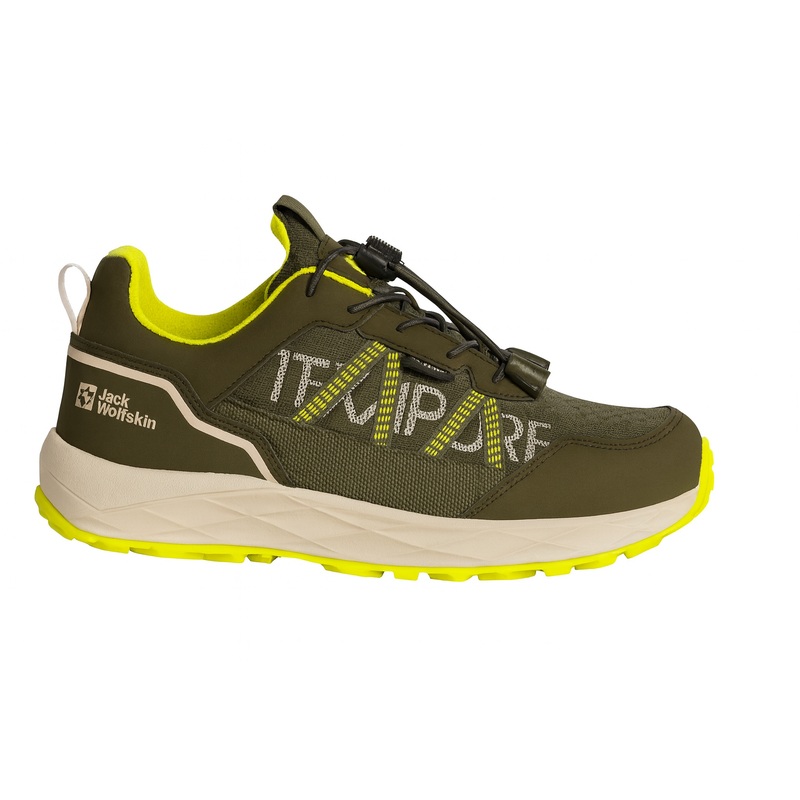 Jack Wolfskin Boy’s Dark Green Portland Texapore K  |Jack Wolfskin in Lebanon