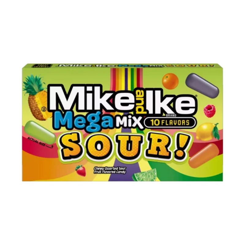 Mike And Ike Mega Mix Sour Candy 120g | Mike And Ike In Lebanon