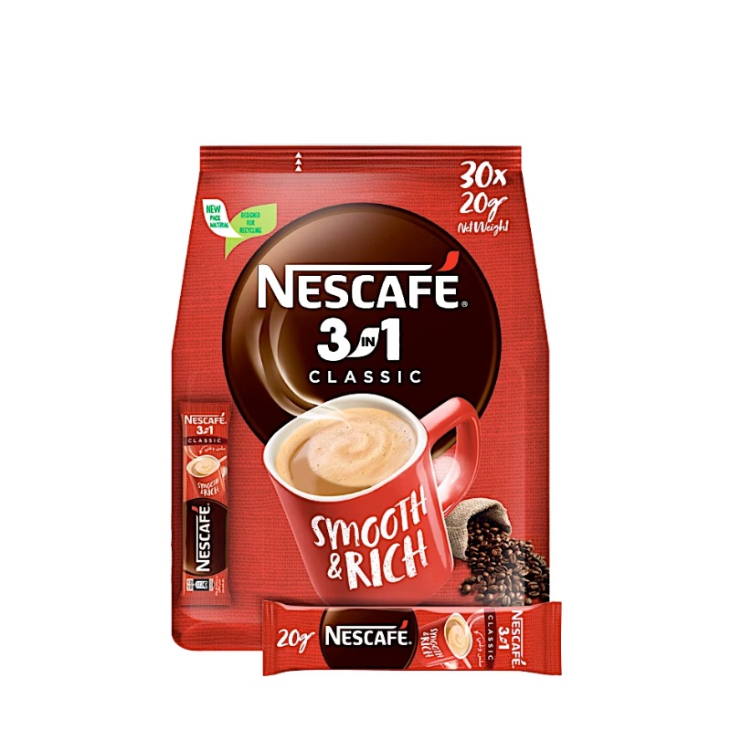 Nescafe 3 in 1 Classic 30Pcs | Nescafe In Lebanon