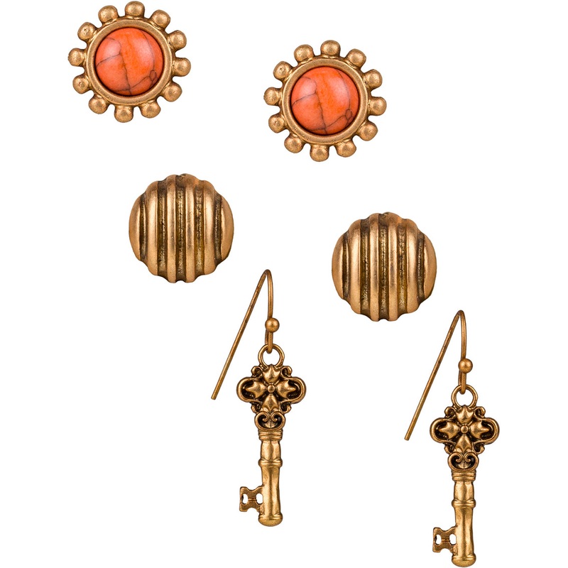 Patricia Nash Women’s 3 Pcs. Set Bronze Earrings |Patricia Nash In Lebanon