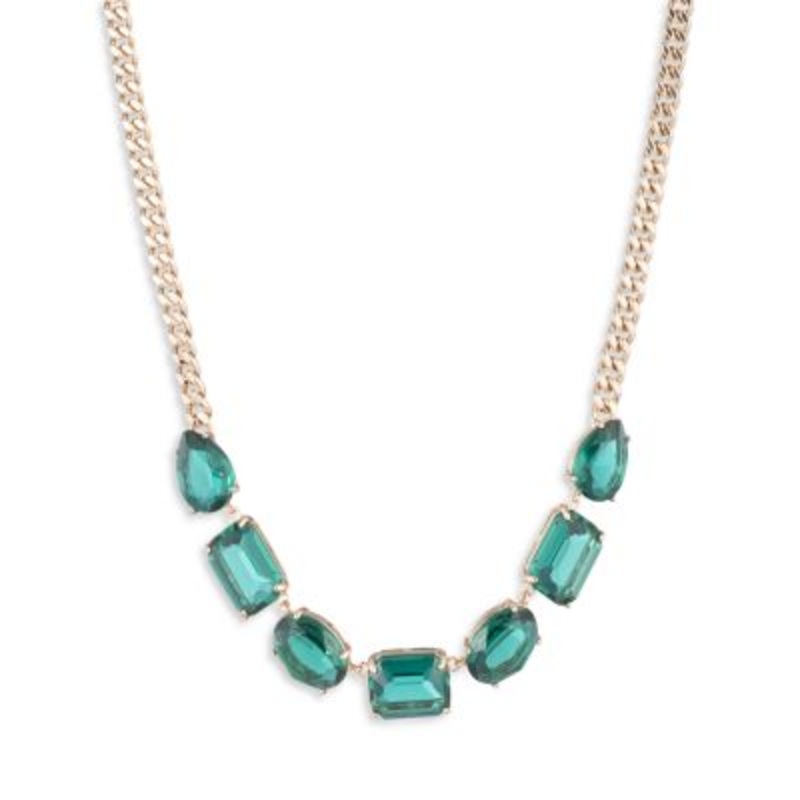 Ralph Lauren Women’s Gold Green Stone Crystal Necklace | Ralph Lauren in Lebanon