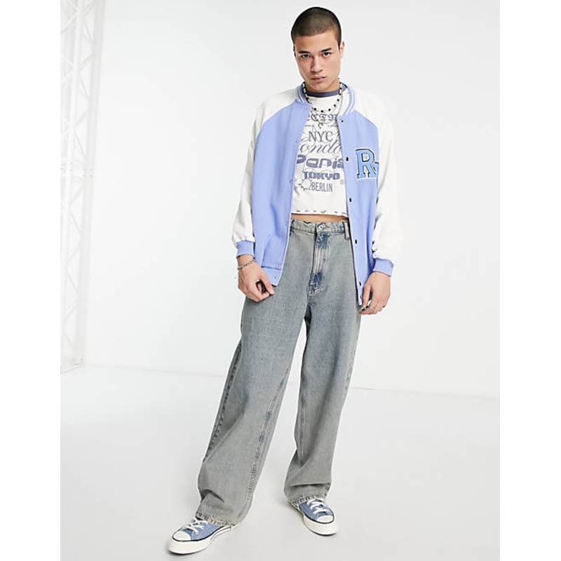 Reclaimed Vintage Men’s Light Blue Jacket | Reclaimed Vintage In Lebanon