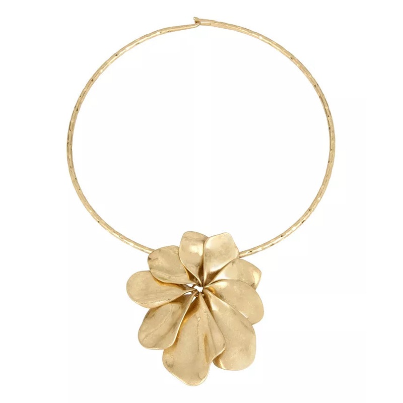 Robert Lee Women’s Gold Flower Pendant Wire Necklace| Robert Lee in Lebanon