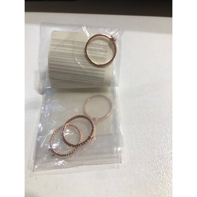 SD Women’s Set Of 4 Stainless Steel Rings| SD in Lebanon