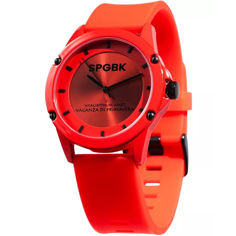 SPGBK Unisex Foxfire Red Silicone Band Watch| SPGBK in Lebanon