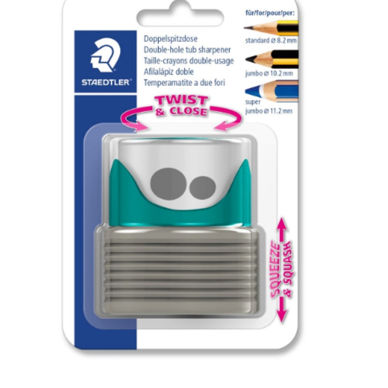 Staedtler Multicolor Double Hole Tub Sharpener | Staedtler In Lebanon