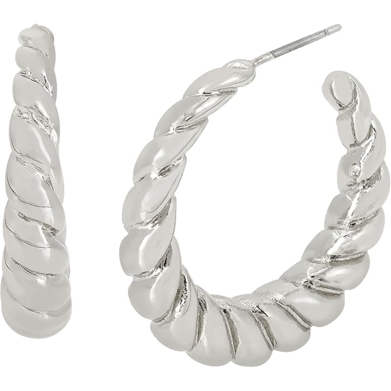 Steve Madden Women’s Croissant Hoop Earring | Stave Madden in Lebanon