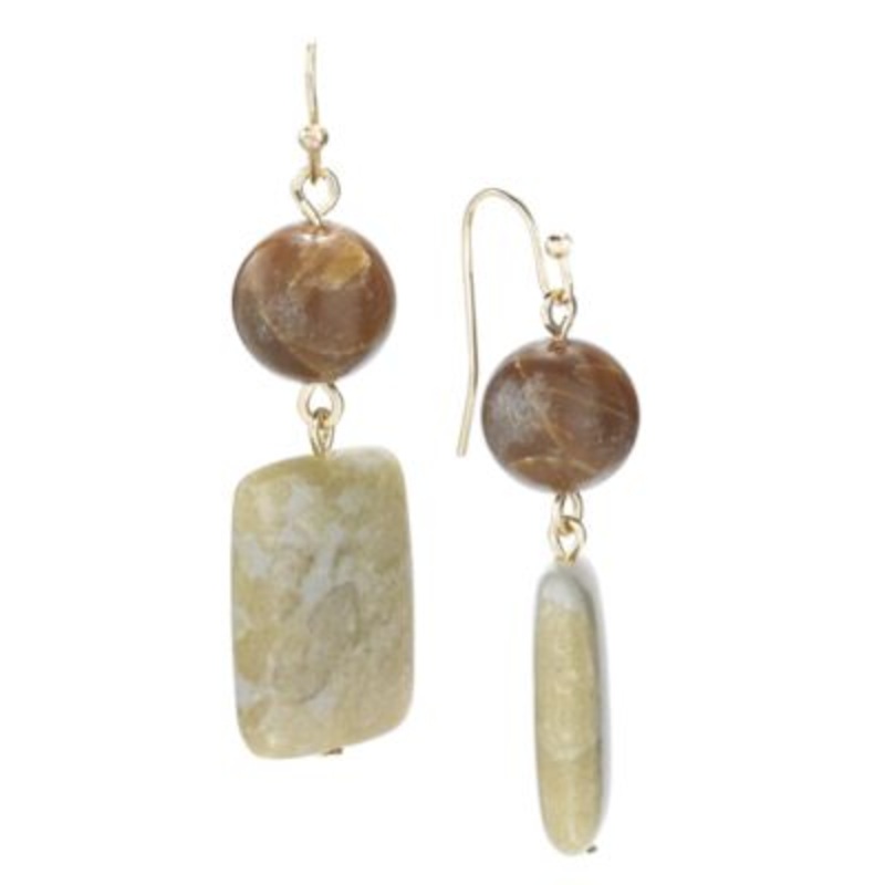 Style & Co Women’s Gold-Tone Beaded Drop Earring | Style & Co in Lebanon