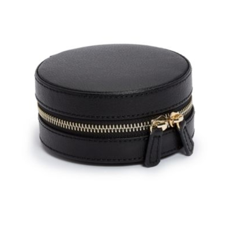 Wolf Women’s Black Round Zip Jewelry Box| Wolf in Lebanon