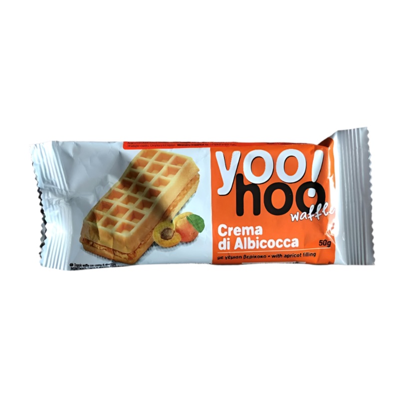 Yoo Hoo Waffle Apricot Filling 50g | Yoo Hoo In Lebanon