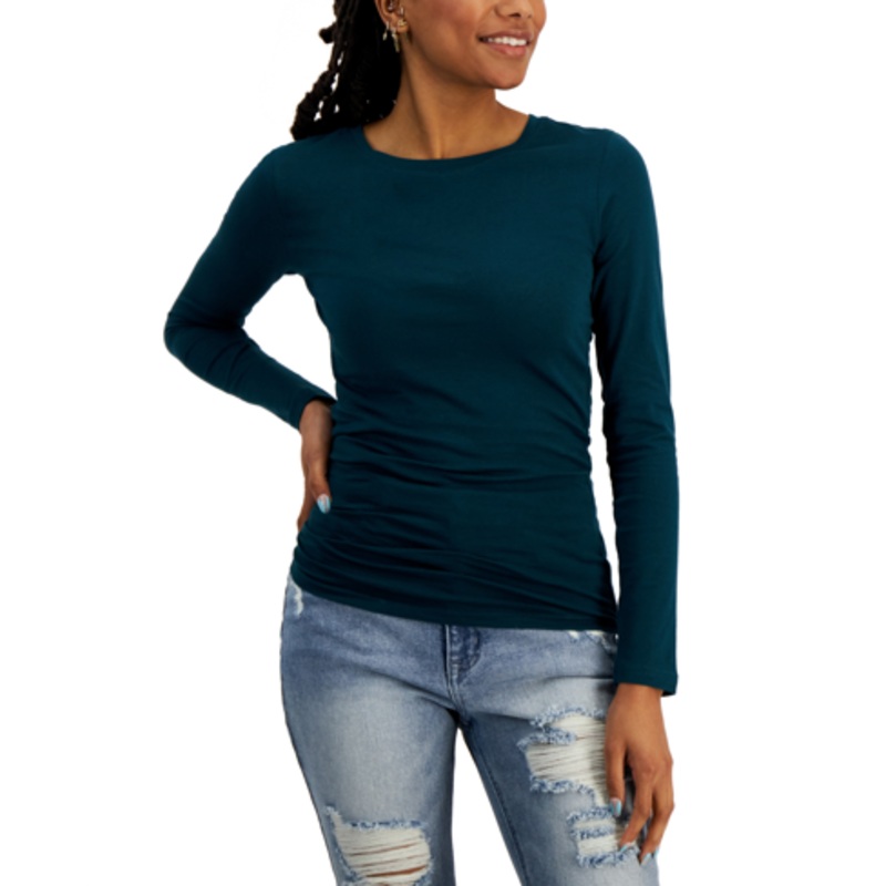 Aveto Women’s Deep Teal Juniors’ Long-sleeve Sweatshirt | Aveto In Lebanon