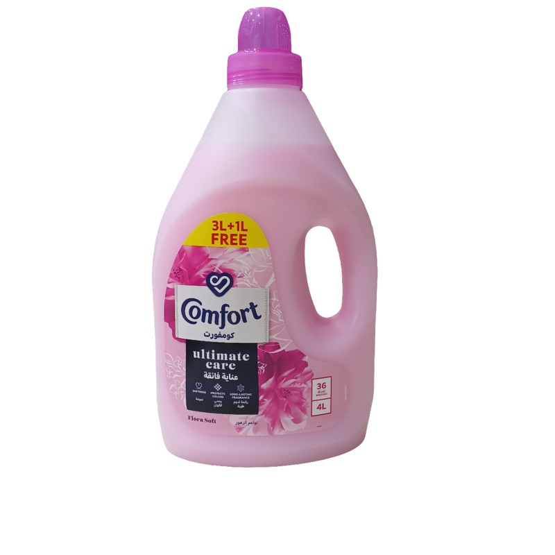 Comfort Fabric Softener Flora Soft 3L + 1L Free | Comfort In Lebanon
