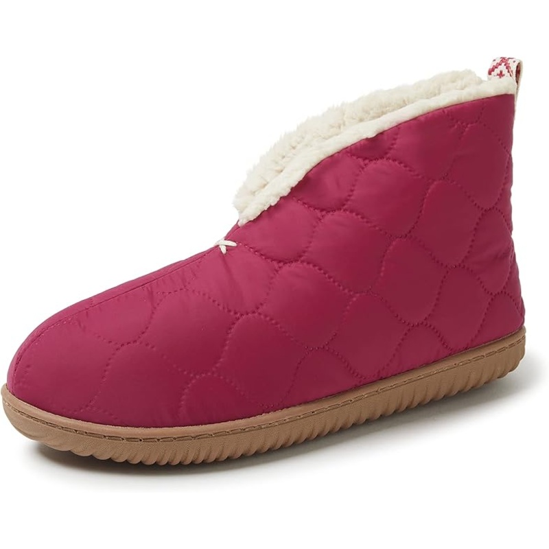 Dearfoams Women’s Fuchsia Indoor/Outdoor Warm Up Bootie Slipper|Dearfoams In Lebanon