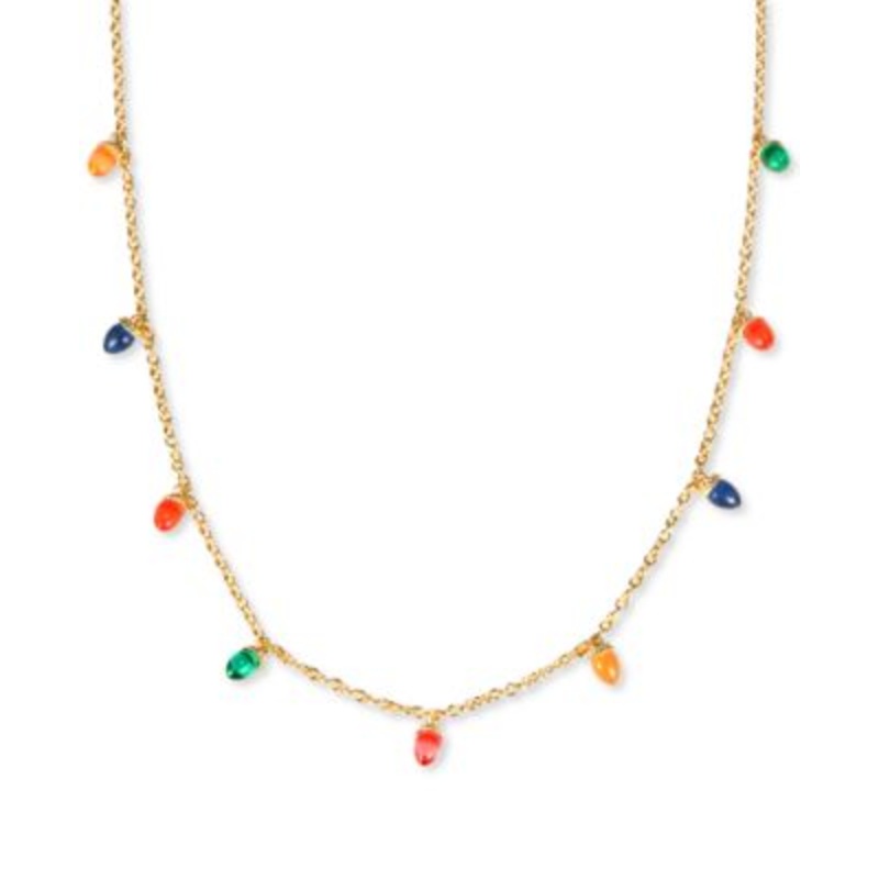 Holiday Lane Women’s Gold Mixed Stone Lightbulb  Necklace |Holiday Lane in Lebanon