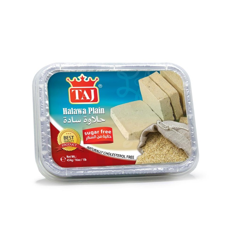 Taj Halawa Plain Sugar Free 454g | Taj In Lebanon