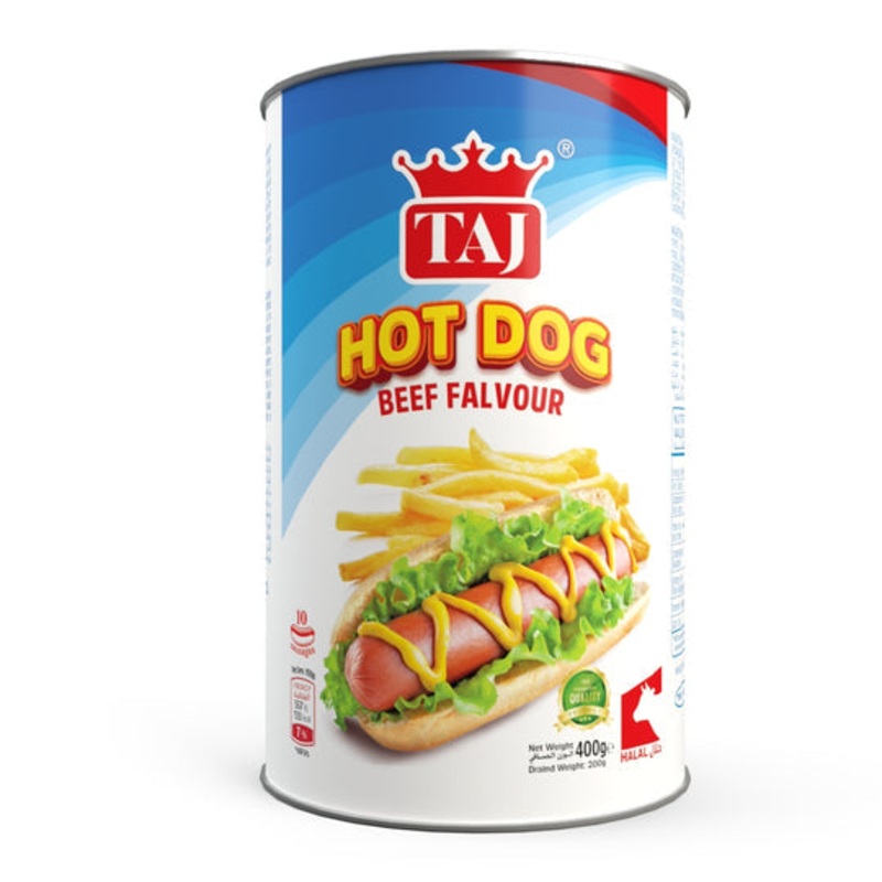 Taj Hotdog Beef 400g | Taj In Lebanon