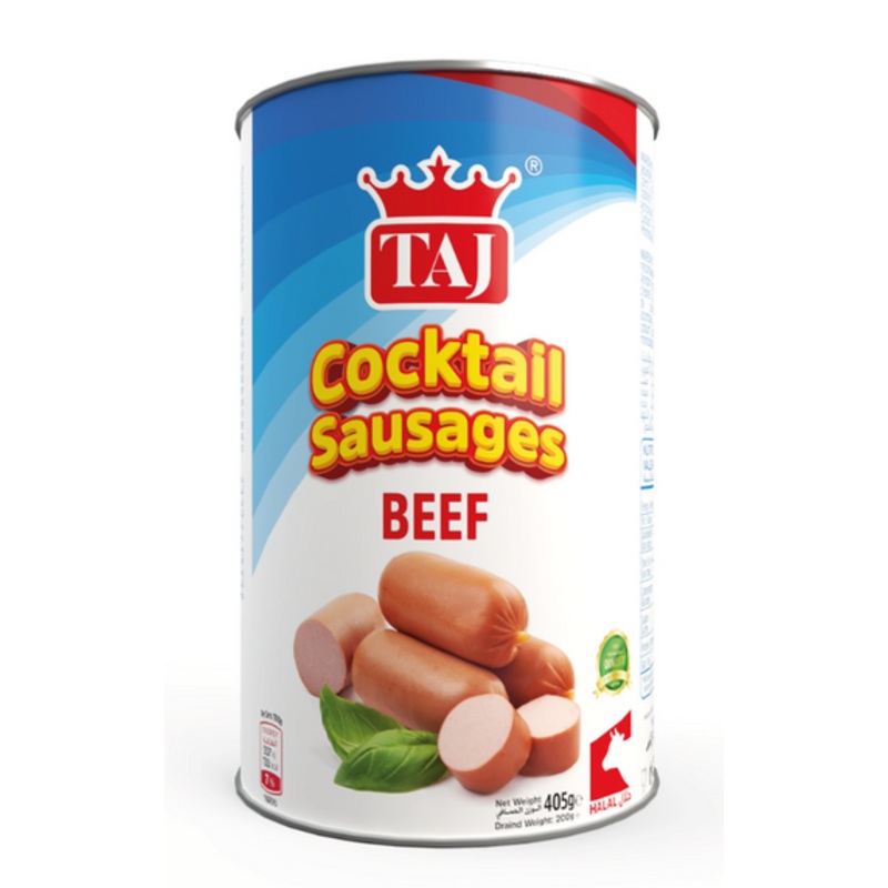 Taj Hotdog Cocktail Sausages Beef 405g | Taj In Lebanon