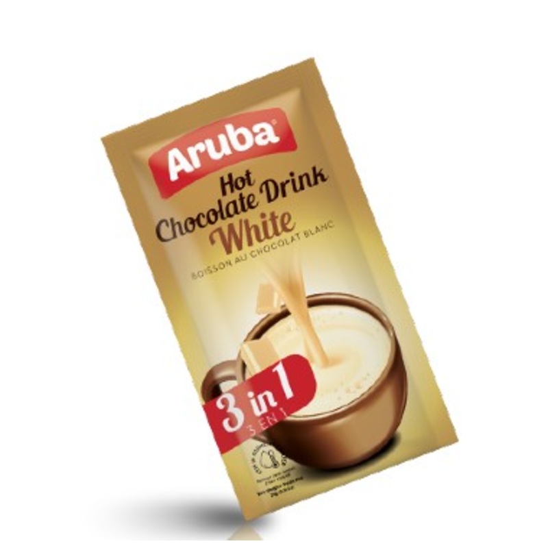 Aruba Hot Chocolate Drink White 3in1 26g | Aruba In Lebanon