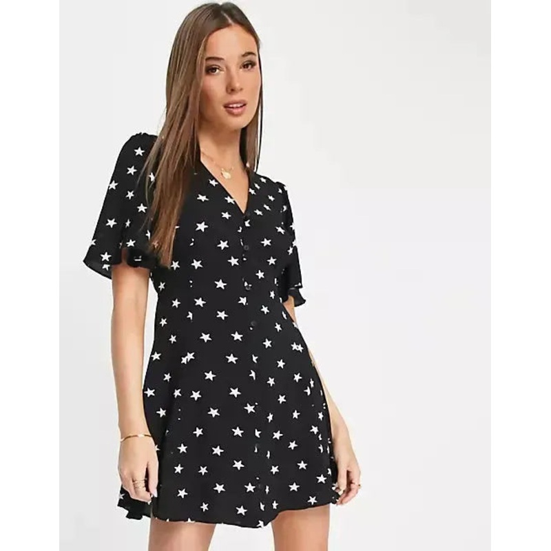 Asos Design Women’s Black Dress ANF800