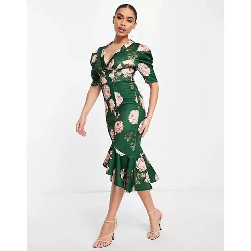 Asos Design Women’s Multicolor Dress ANF1039