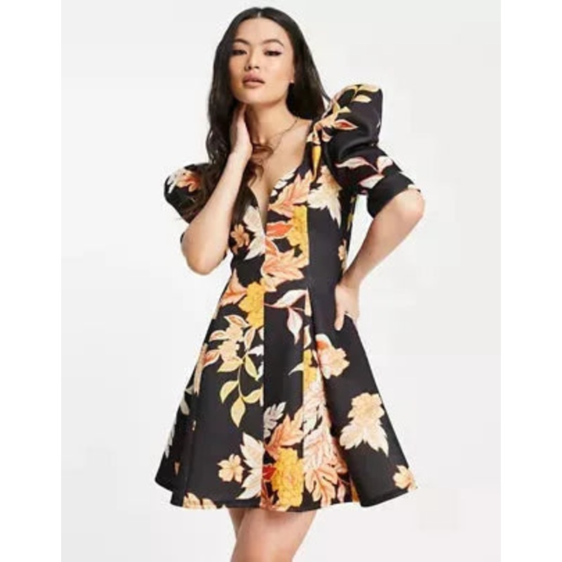 Asos Design Women’s Multicolor Dress ANF778