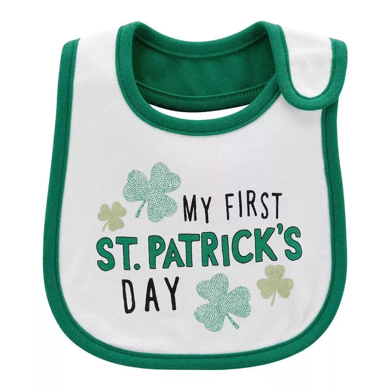Carter’s Babies White & Green Bib | Carter’s In Lebanon