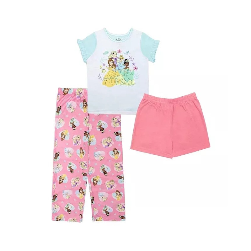 Disney Princess Girl’s Multicolor Pajama Set 3pcs | In Lebanon