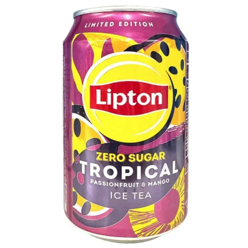 Lipton Tropical Passion Fruit & Mango Ice Tea Zero Sugar 320ml | Lipton In Lebanon