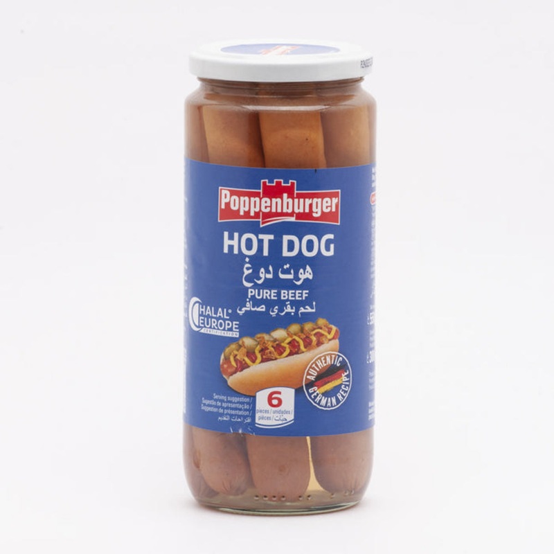 Poppenburger Hot Dog Pure Beef 550g | Poppenburger In Lebanon