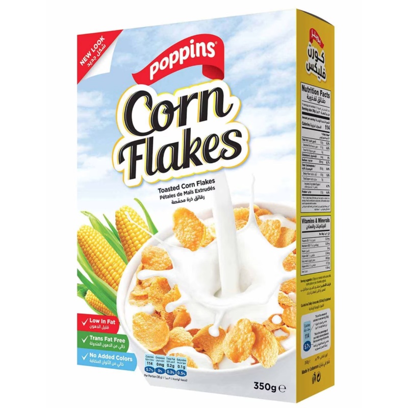 Poppins Corn Flakes 350g | Poppins In Lebanon
